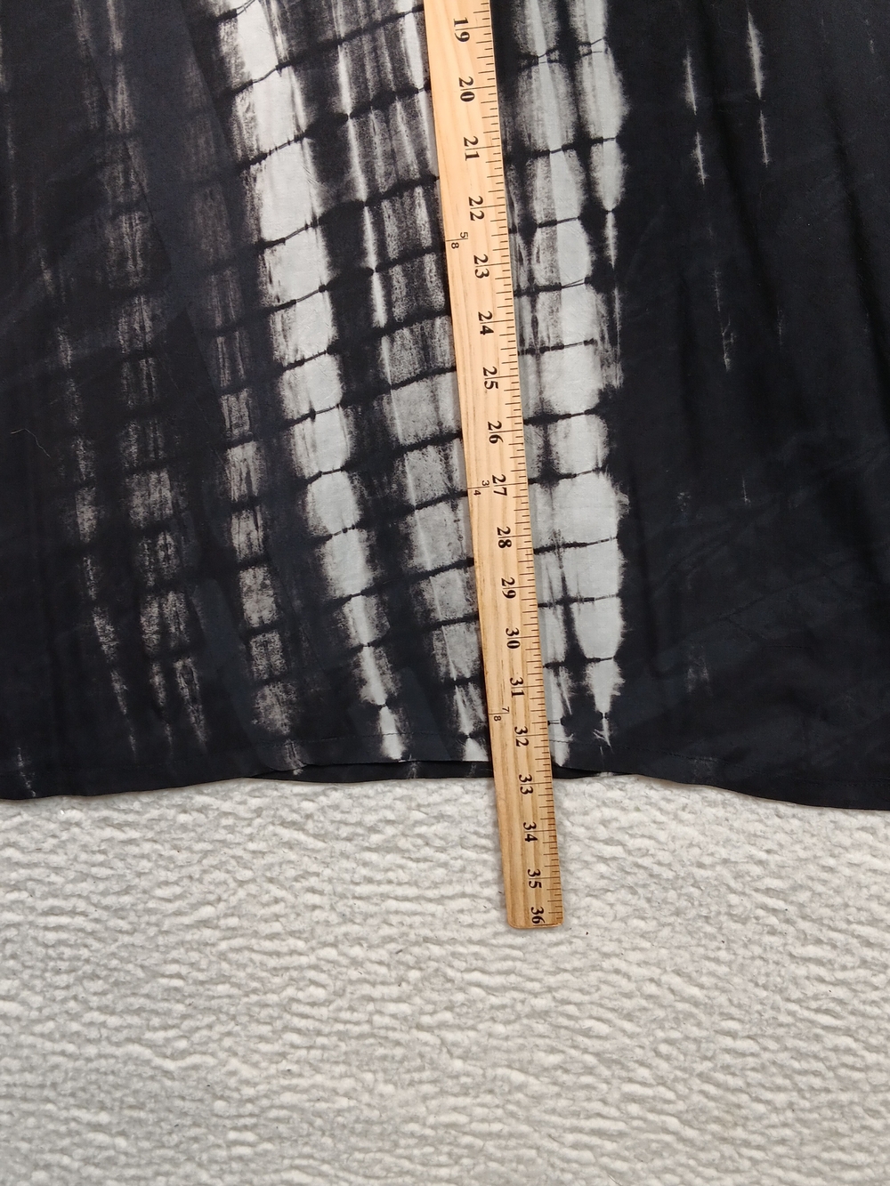Fighting Eel Ava Sky Dress Women's Medium Shibori Mini Cover up Tencell Resort - Picture 6 of 9